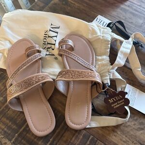 Myra Leather Sandals